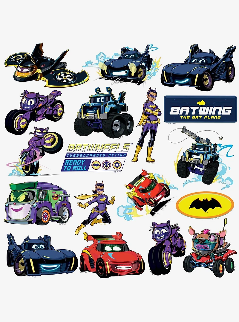 DC Comics Batman Batwheels Miscellaneous 100ct Sticker Pack