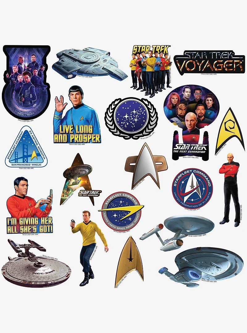 Star Trek Miscellaneous 100ct Sticker Pack