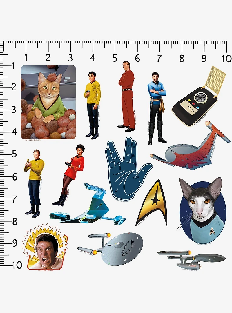 Star Trek The Original Series Miscellaneous 100ct Sticker Pack