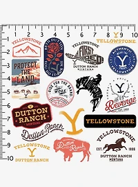 Yellowstone Miscellaneous 100ct Sticker Pack