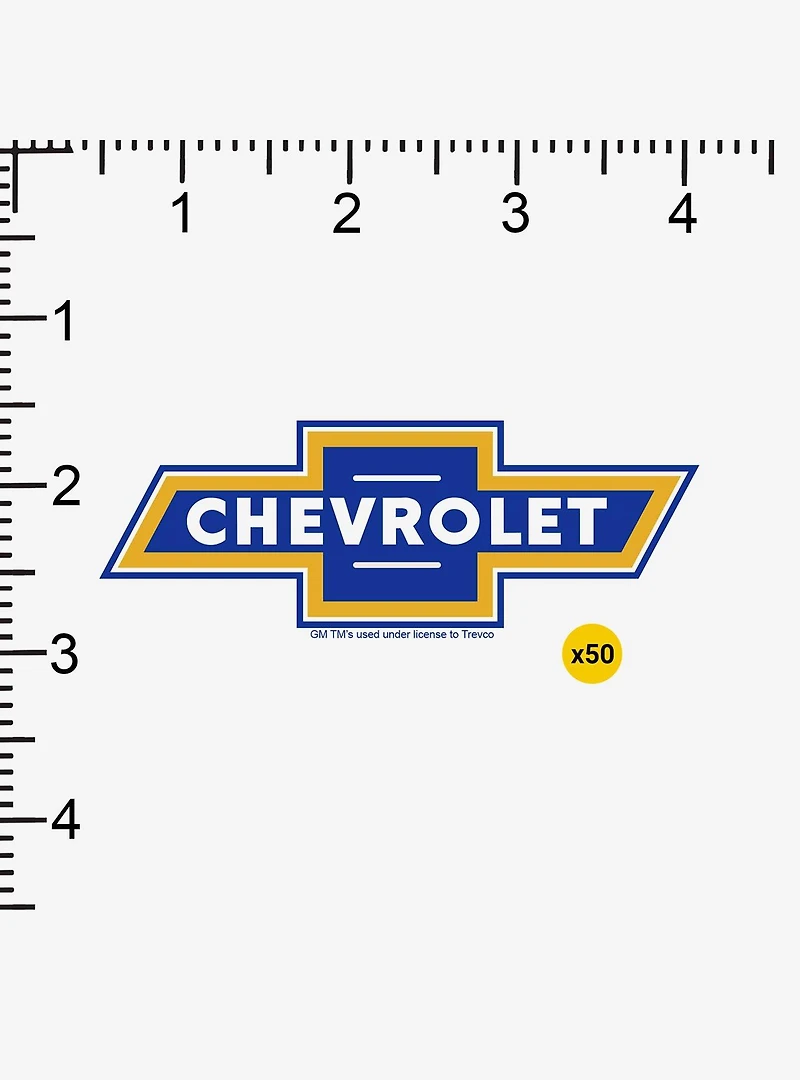 Chevrolet Chevy 1940s Bowtie Emblem Miscellaneous 100ct Sticker Pack