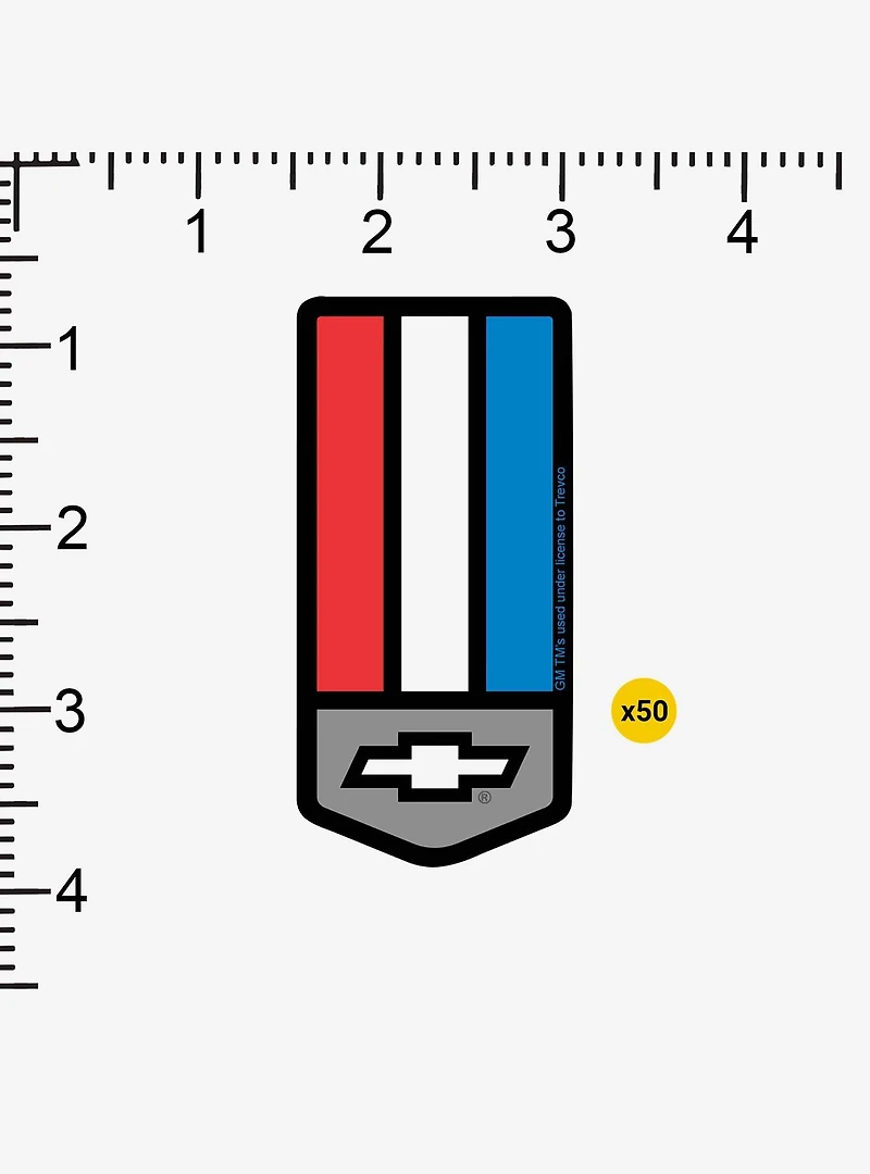 Chevrolet Chevy Camaro Emblem Miscellaneous 100ct Sticker Pack