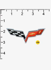 Chevrolet Chevy Corvette Wings Emblem Miscellaneous 100ct Sticker Pack