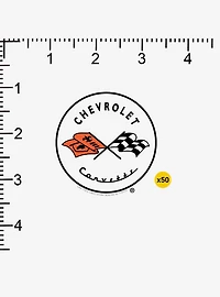 Chevrolet Chevy Vintage Circle Emblem Miscellaneous 100ct Sticker Pack