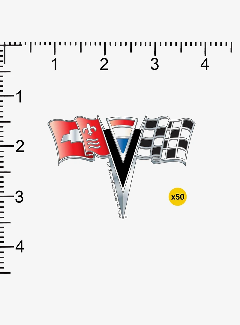 Chevrolet Chevy 1963 Emblem Miscellaneous 100ct Sticker Pack