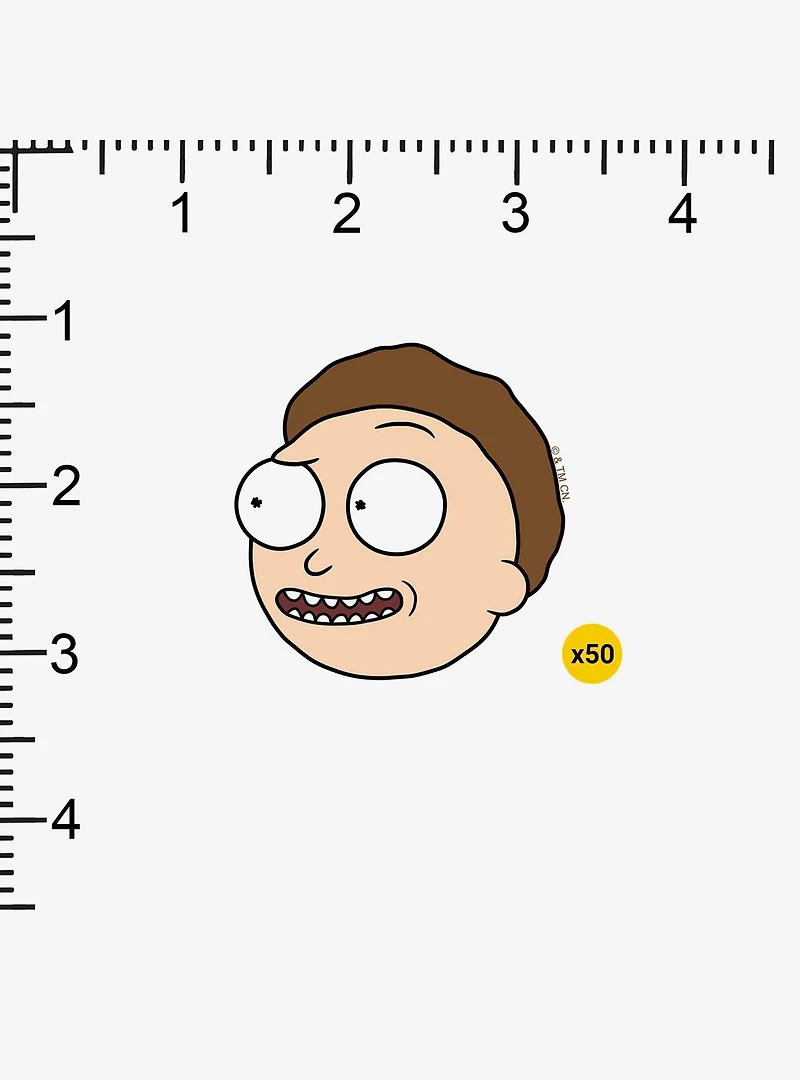 Rick and Morty Expression Miscellaneous 100ct Sticker Pack