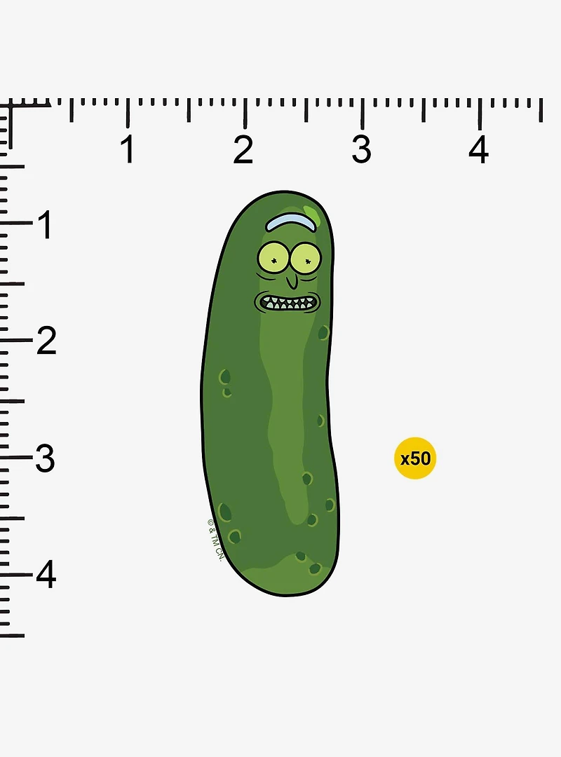 Rick and Morty Pickle Rick Miscellaneous 100ct Sticker Pack
