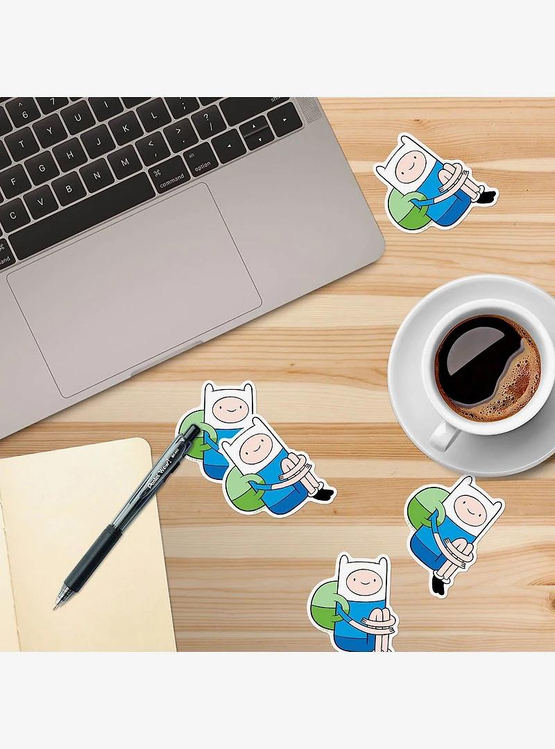 Adventure Time Finn Sitting Miscellaneous 100ct Sticker Pack