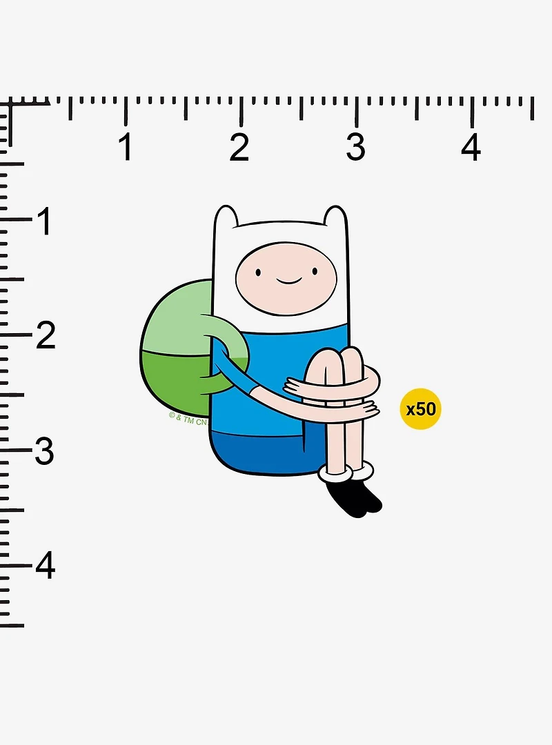 Adventure Time Finn Sitting Miscellaneous 100ct Sticker Pack