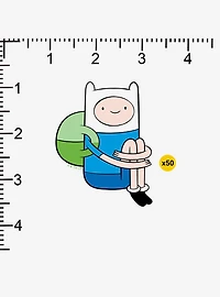 Adventure Time Finn Sitting Miscellaneous 100ct Sticker Pack