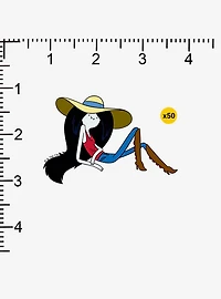 Adventure Time Marceline Miscellaneous 100ct Sticker Pack