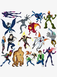 Ben 10 Alien Force Characters Miscellaneous 100ct Sticker Pack