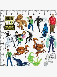 Ben 10 Alien Force Characters Miscellaneous 100ct Sticker Pack