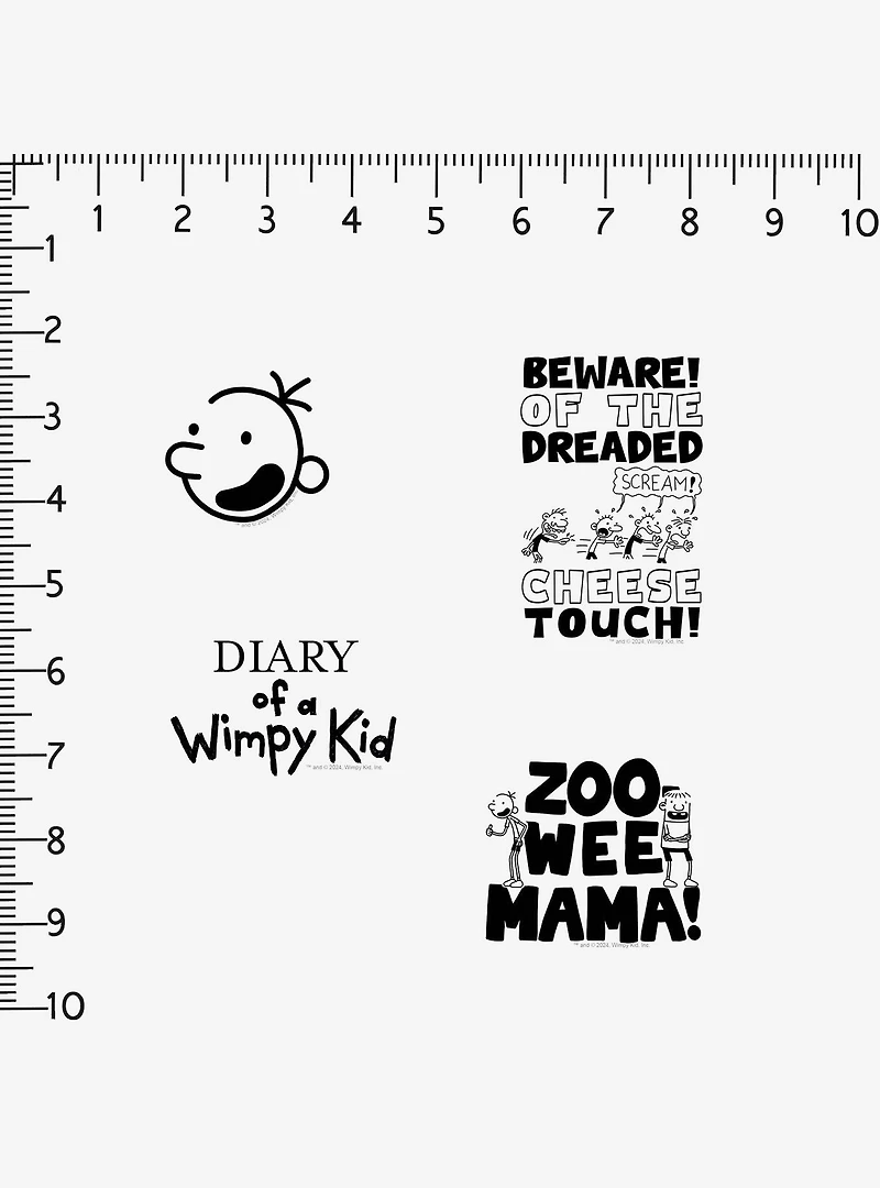 Diary of a Wimpy Kid Funny Miscellaneous 100ct Sticker Pack