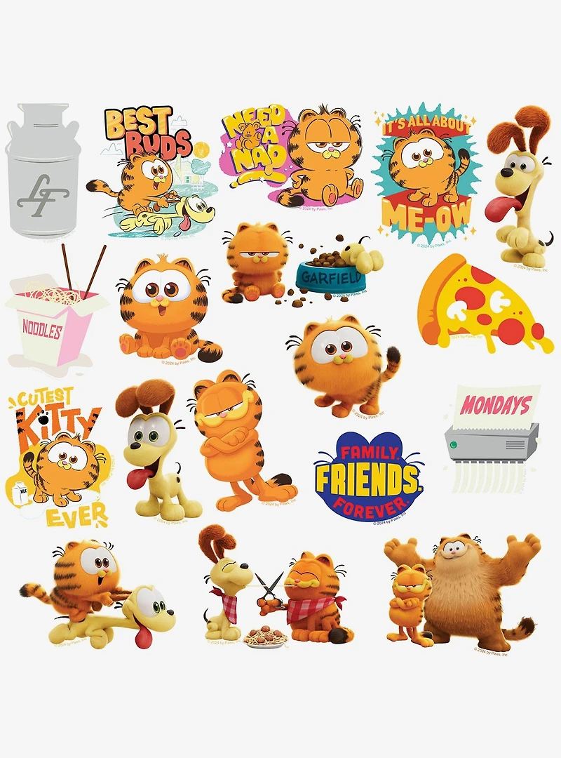 Garfield Variety 100ct Sticker Pack