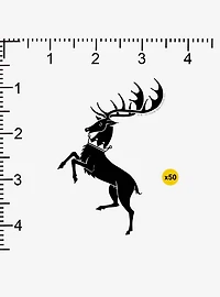 Game of Thrones Baratheon Sigil Repeat Miscellaneous 100ct Sticker Pack