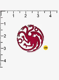 Game of Thrones Targaryen Sigil Repeat Miscellaneous 100ct Sticker Pack