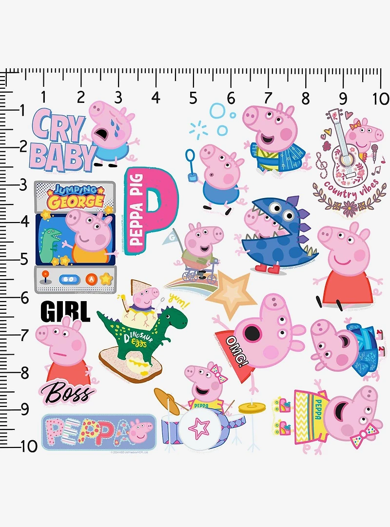 Peppa Pig Peppa Pig and George Miscellaneous 100ct Sticker Pack