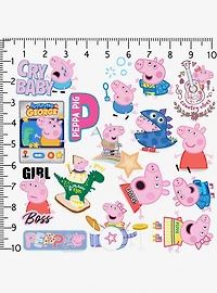 Peppa Pig Peppa Pig and George Miscellaneous 100ct Sticker Pack