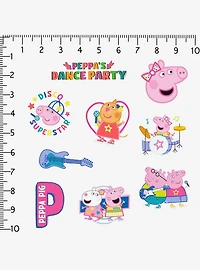 Peppa Pig Dance Party Miscellaneous 100ct Sticker Pack