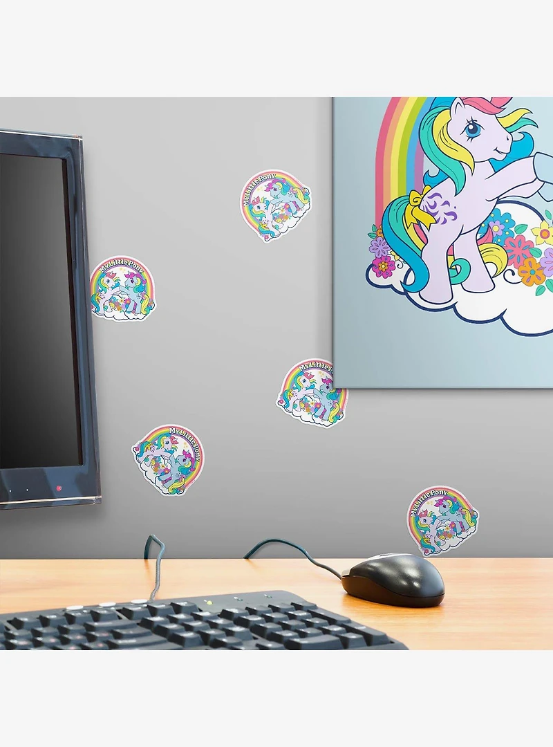 My Little Pony Retro Rainbow Miscellaneous 100ct Sticker Pack
