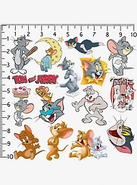Tom and Jerry Miscellaneous 100ct Sticker Pack