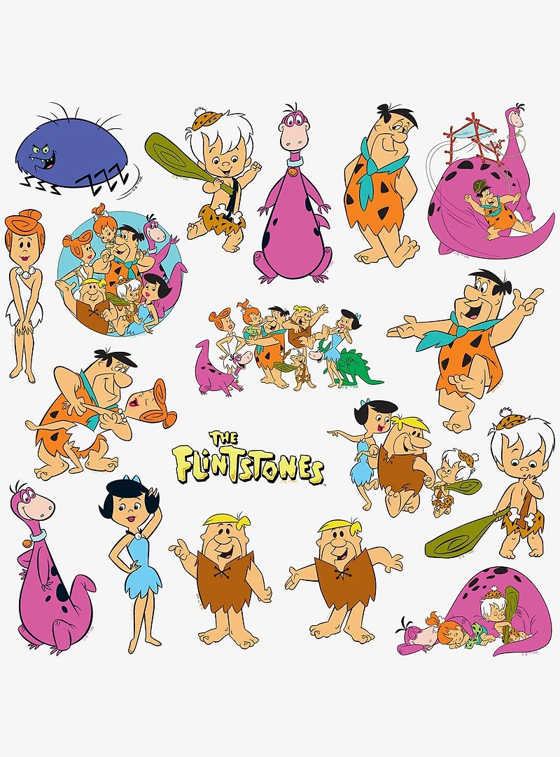 The Flintstones Miscellaneous 100ct Sticker Pack