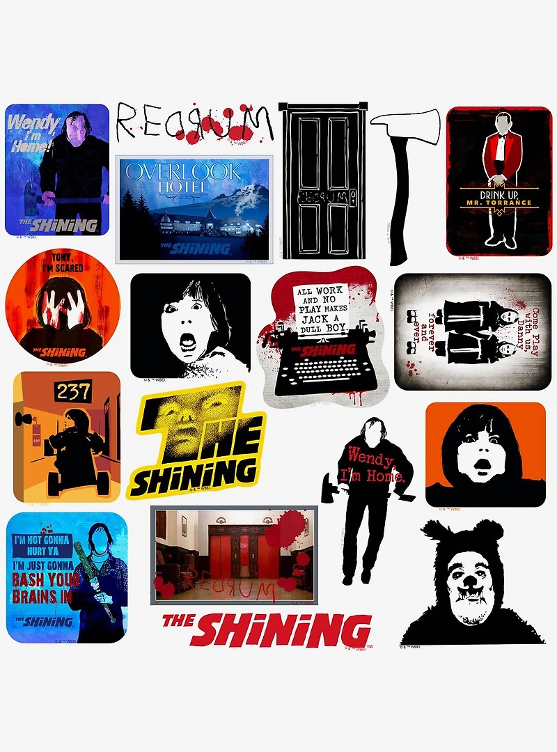 The Shining Miscellaneous 100ct Sticker Pack