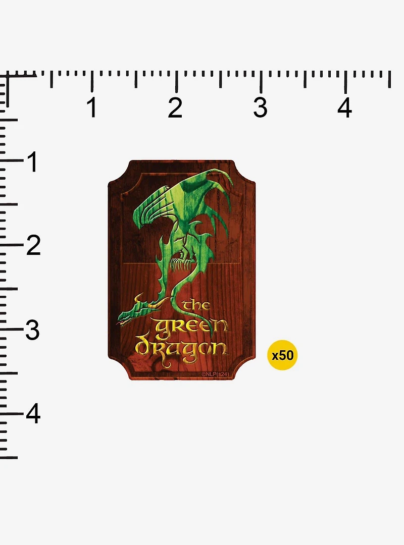 Lord of the Rings Green Dragon Miscellaneous 100ct Sticker Pack