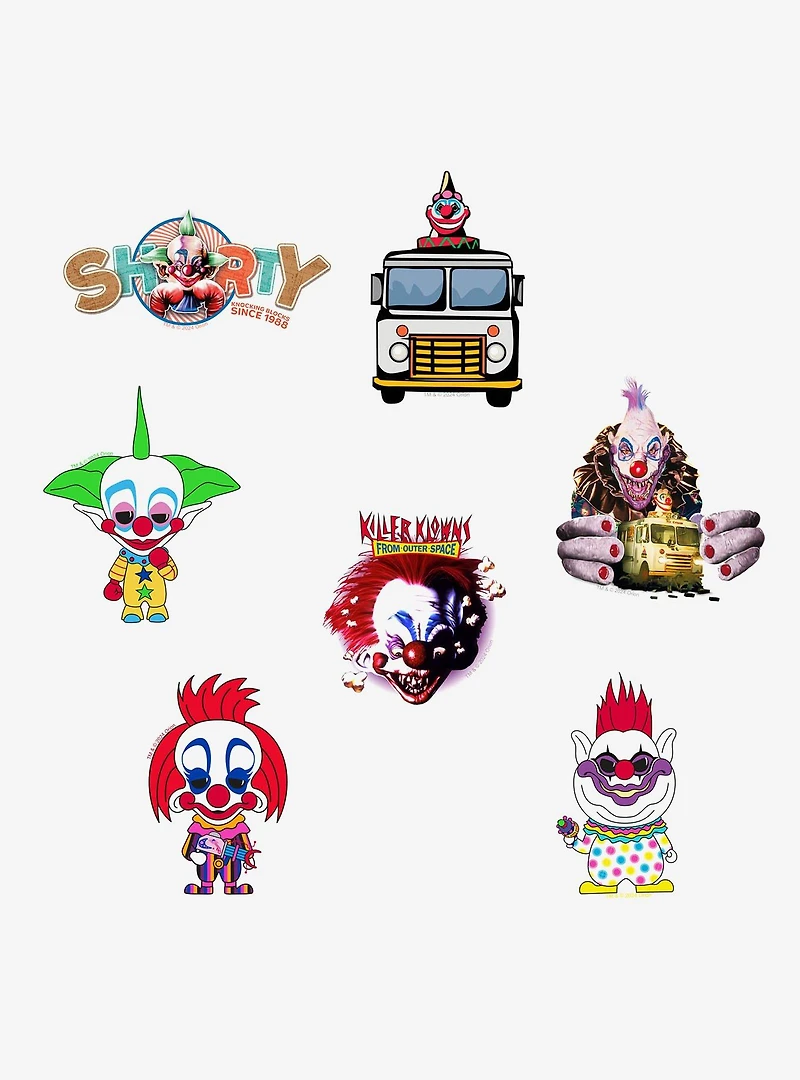 Killer Klowns From Outer Space S Miscellaneous 100ct Sticker Pack