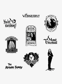 Addams Family Miscellaneous 100ct Sticker Pack