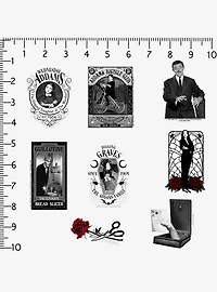 Addams Family Miscellaneous 100ct Sticker Pack