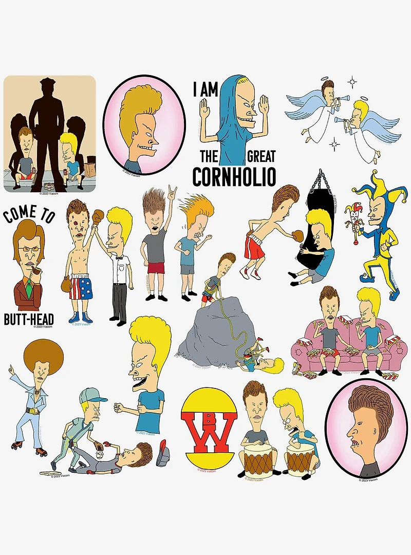 Beavis and Butthead Miscellaneous 100ct Sticker Pack