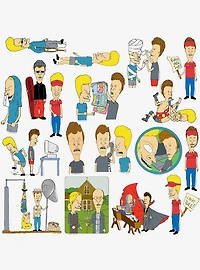 Beavis and Butthead Miscellaneous 100ct Sticker Pack
