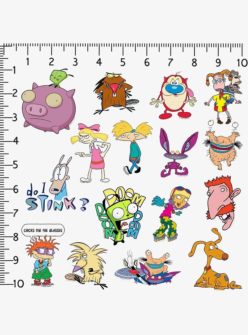 Nickelodeon 90's Miscellaneous 100ct Sticker Pack