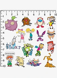 Nickelodeon 90's Miscellaneous 100ct Sticker Pack