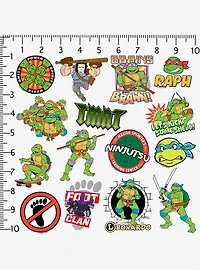 Teenage Mutant Ninja Turtles Variety Miscellaneous 100ct Sticker Pack