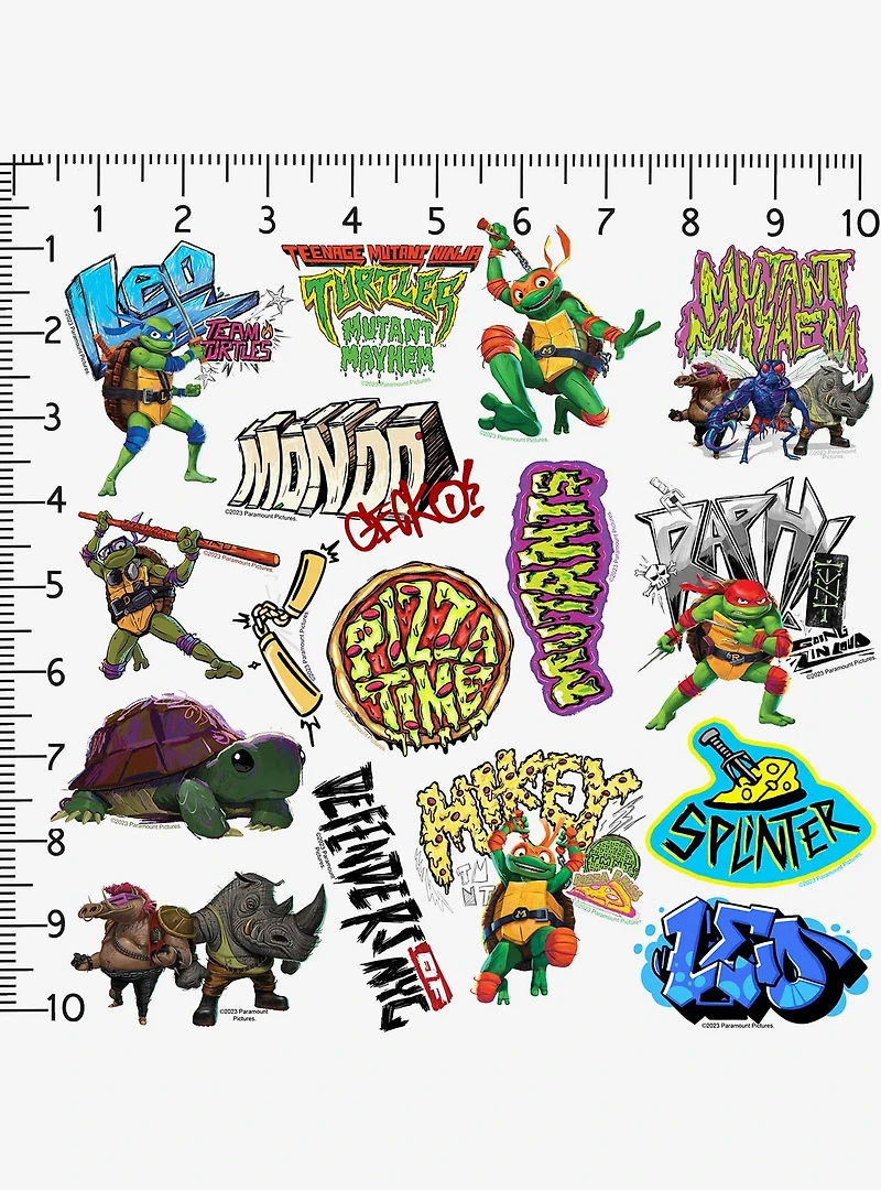 Teenage Mutant Ninja Turtles: Mutant Mayhem Miscellaneous 100ct Sticker Pack