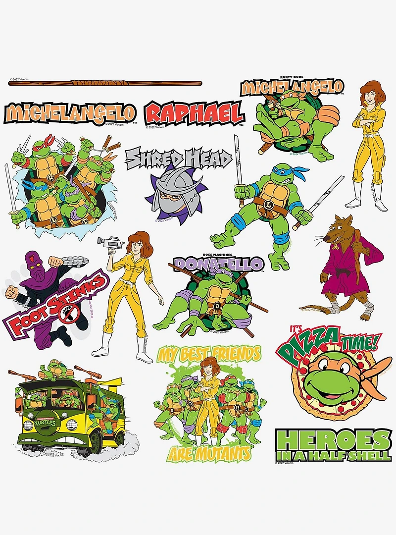Teenage Mutant Ninja Turtles Miscellaneous 100ct Sticker Pack