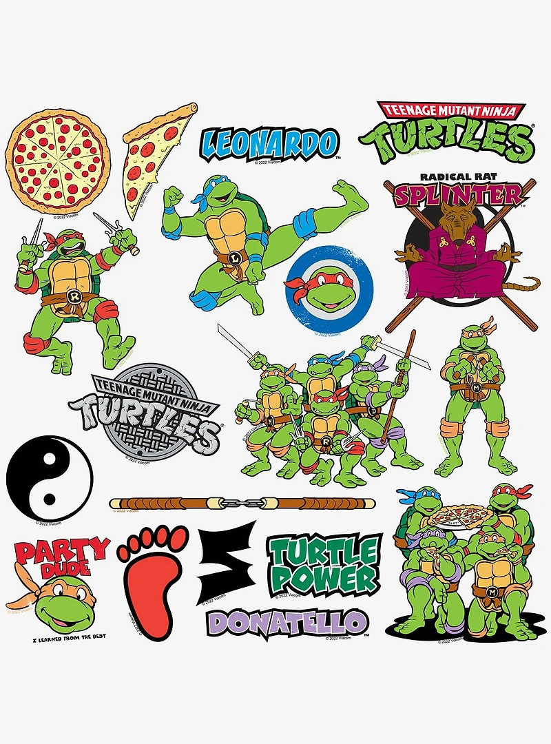 Teenage Mutant Ninja Turtles Miscellaneous 100ct Sticker Pack