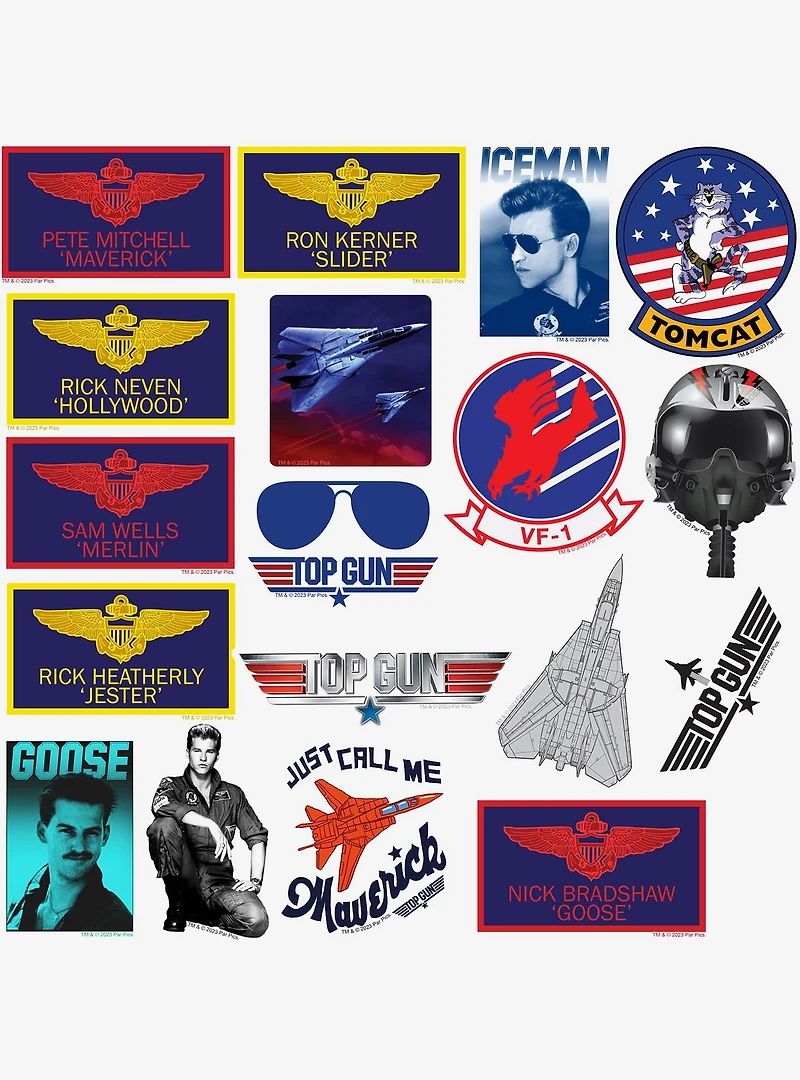 Top Gun Miscellaneous 100ct Sticker Pack