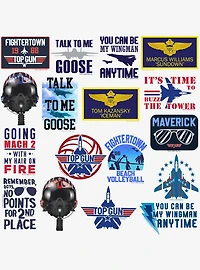 Top Gun Miscellaneous 100ct Sticker Pack