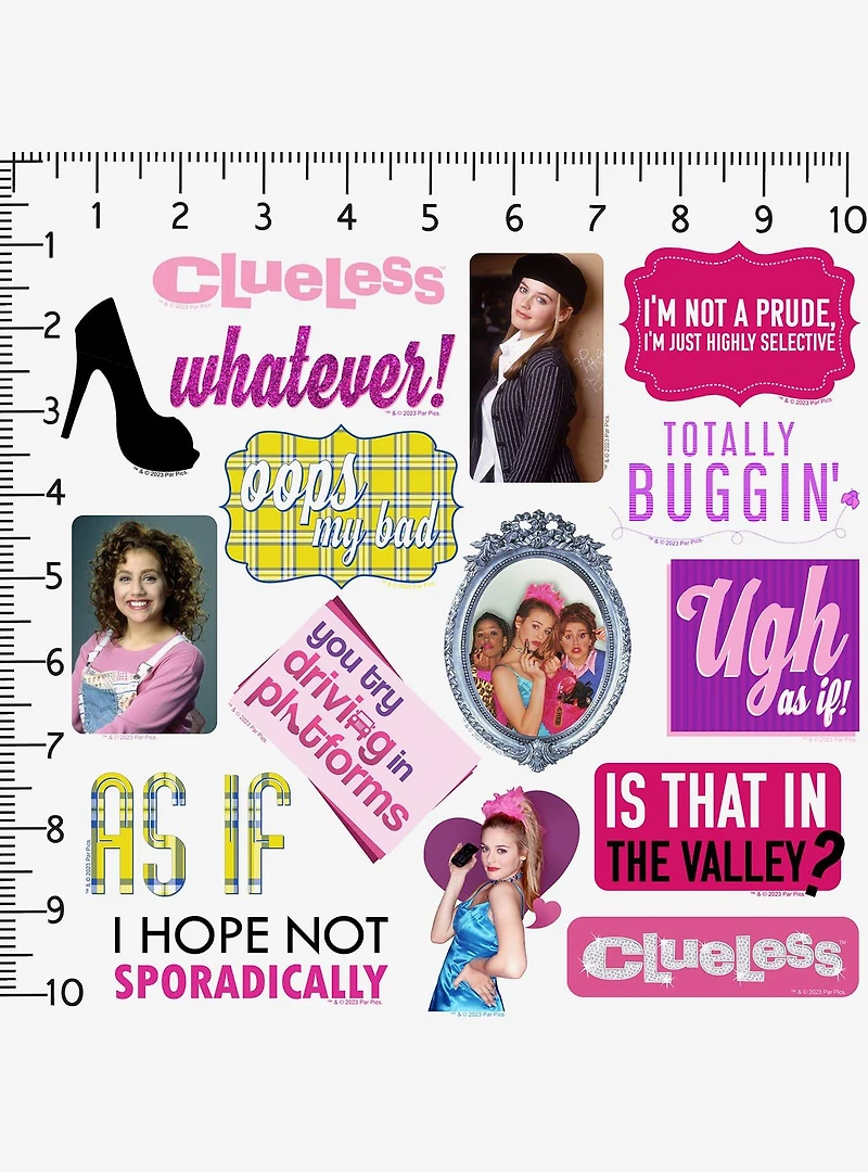 Clueless Miscellaneous 100ct Sticker Pack
