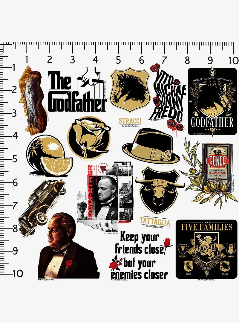 The Godfather Miscellaneous 100ct Sticker Pack