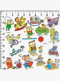 Richard Scarry Characters Miscellaneous 100ct Sticker Pack