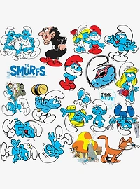 The Smurfs Smurf Miscellaneous 100ct Sticker Pack