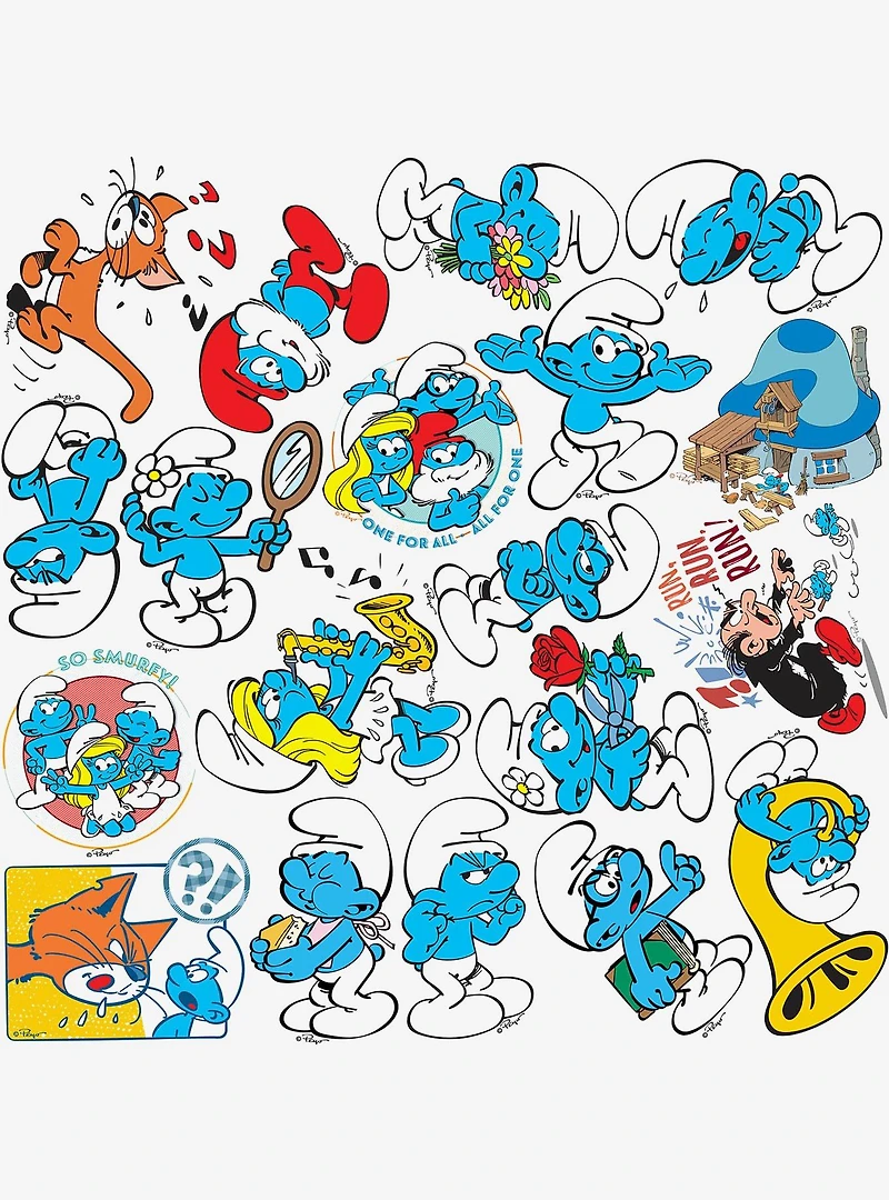 The Smurfs Smurf Miscellaneous 100ct Sticker Pack