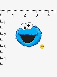 Sesame Street Cookie Monster Miscellaneous 100ct Sticker Pack