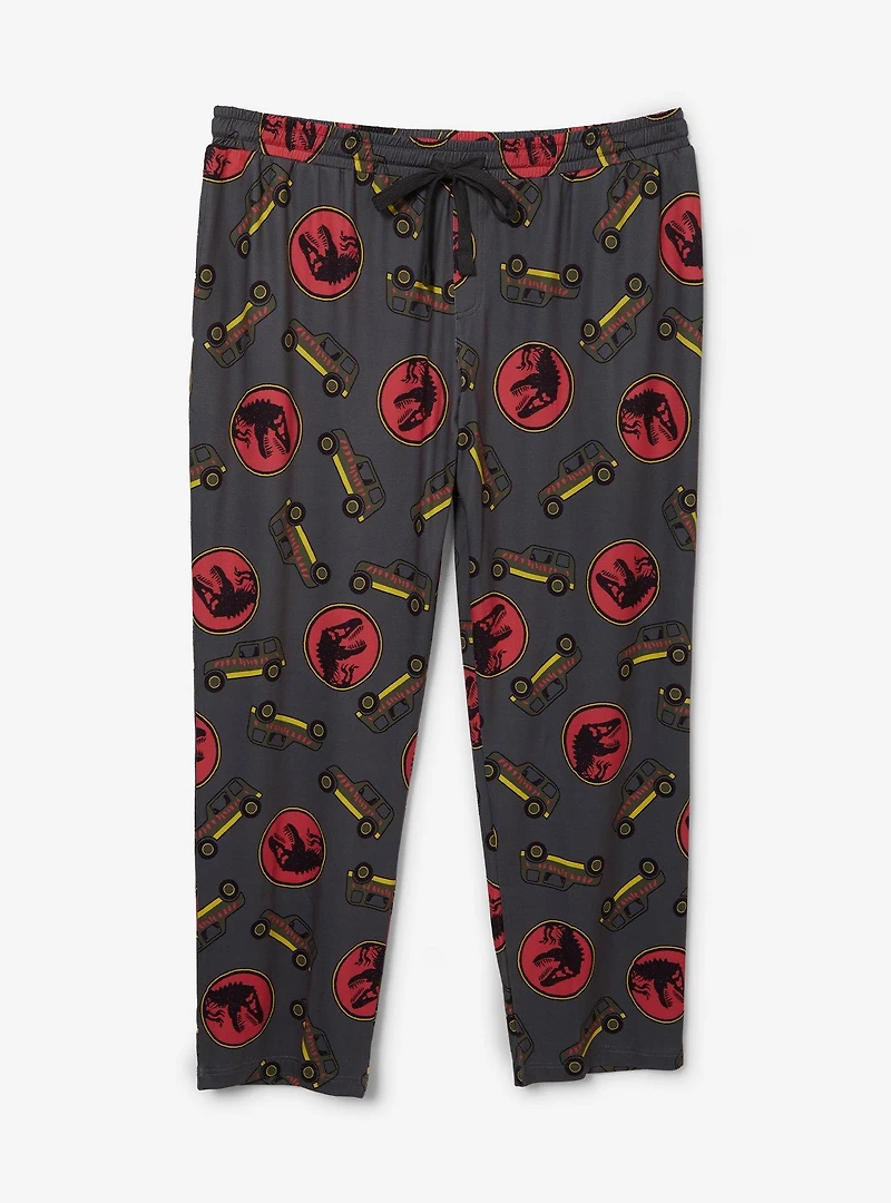 Jurassic Park Jeeps Allover Print Women's Plus Sleep Pants - BoxLunch Exclusive