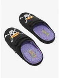 One Piece Straw Hat Crew Jolly Roger Men's Dorm Slippers — BoxLunch Exclusive